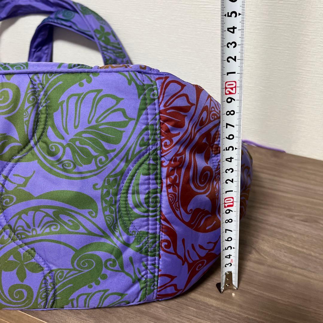 フラダンス　大判トートバック　パープル