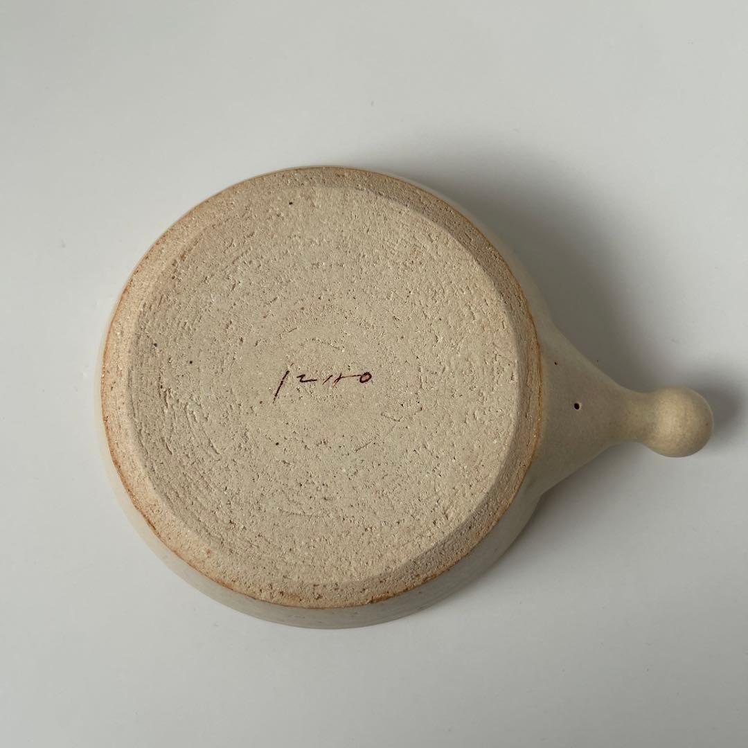 内田可織　耐熱皿　手付きグラタン皿　とんすい　取り皿　スープカップ　未使用2個