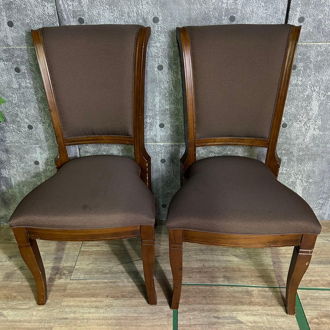 ꧁ネオクラシックスタイル家具꧂ダイニングチェア2脚 食卓 いす イス 椅子