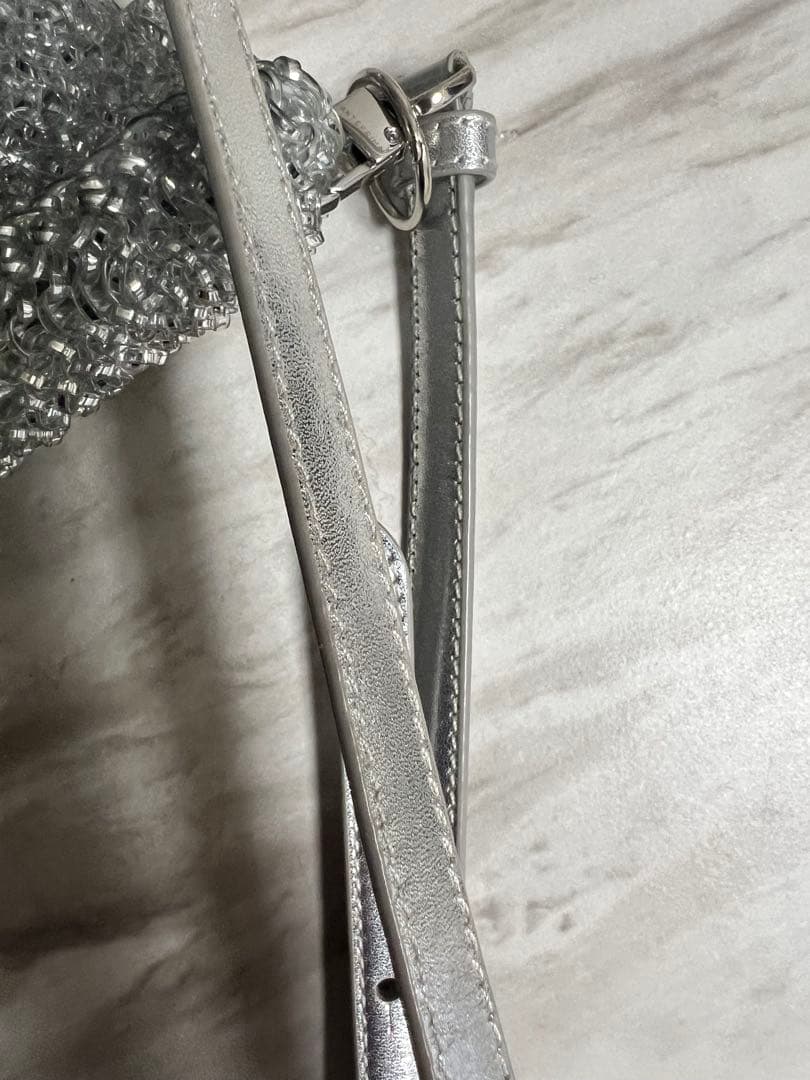 【アンテプリマ】ワイヤーバッグ　アデッソスモール　シルバー