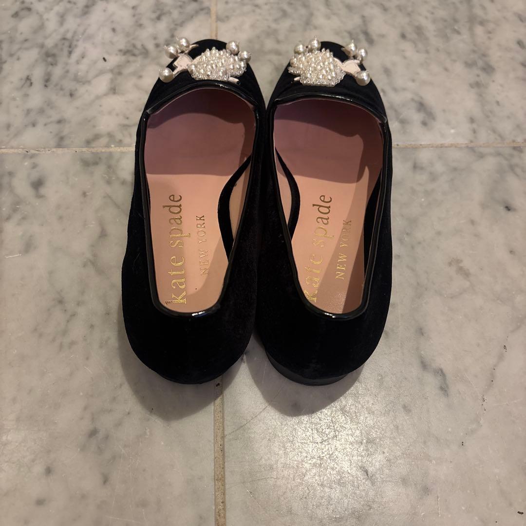 Kate Spade プードルモチーフ フラットシューズ