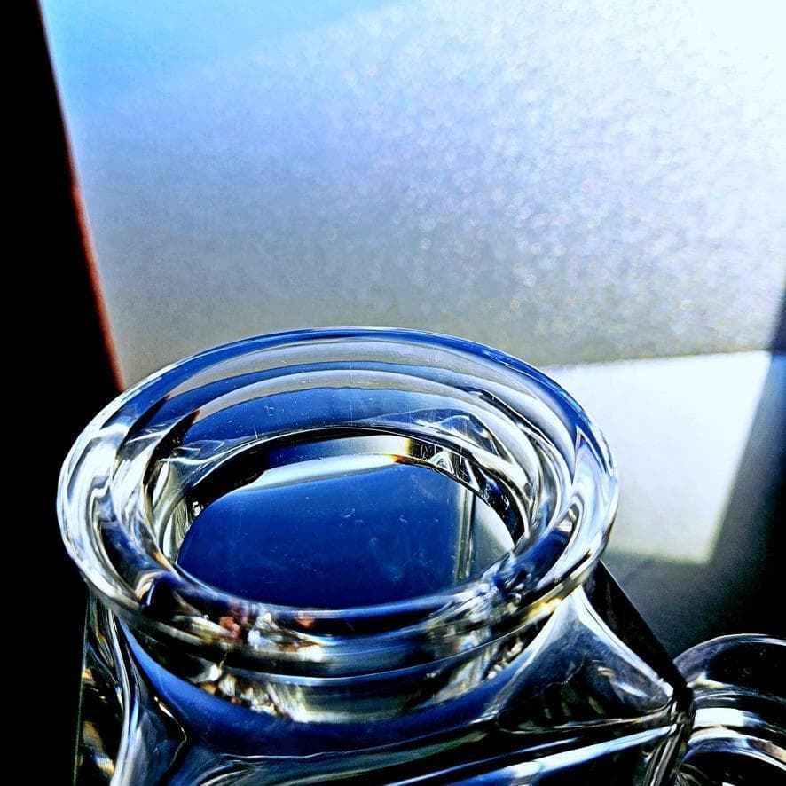 輝くオールドバカラ 銀取手のクッキージャー 1936年以降