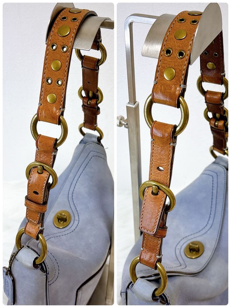 バッグ coach shoulderbag turnlock vintage