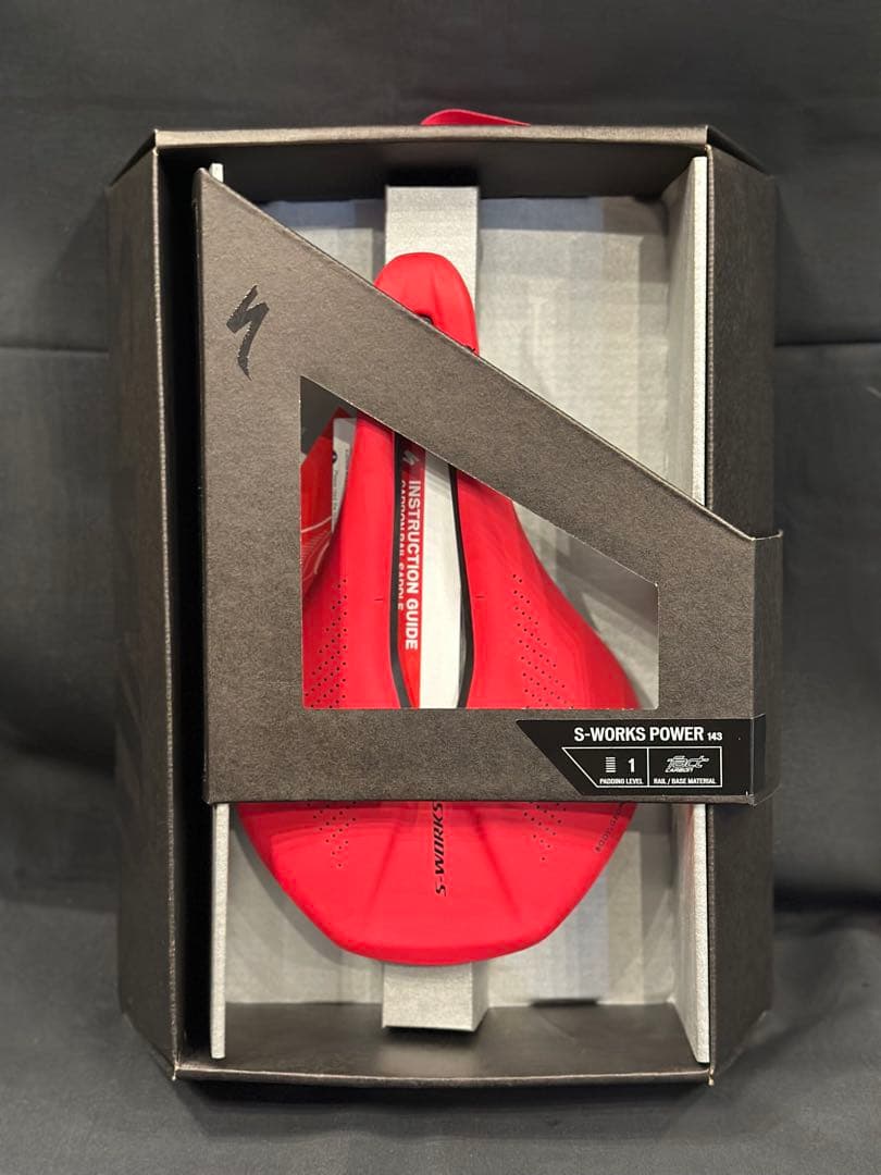 新品未使用 S-WORK POWER サドル レッド