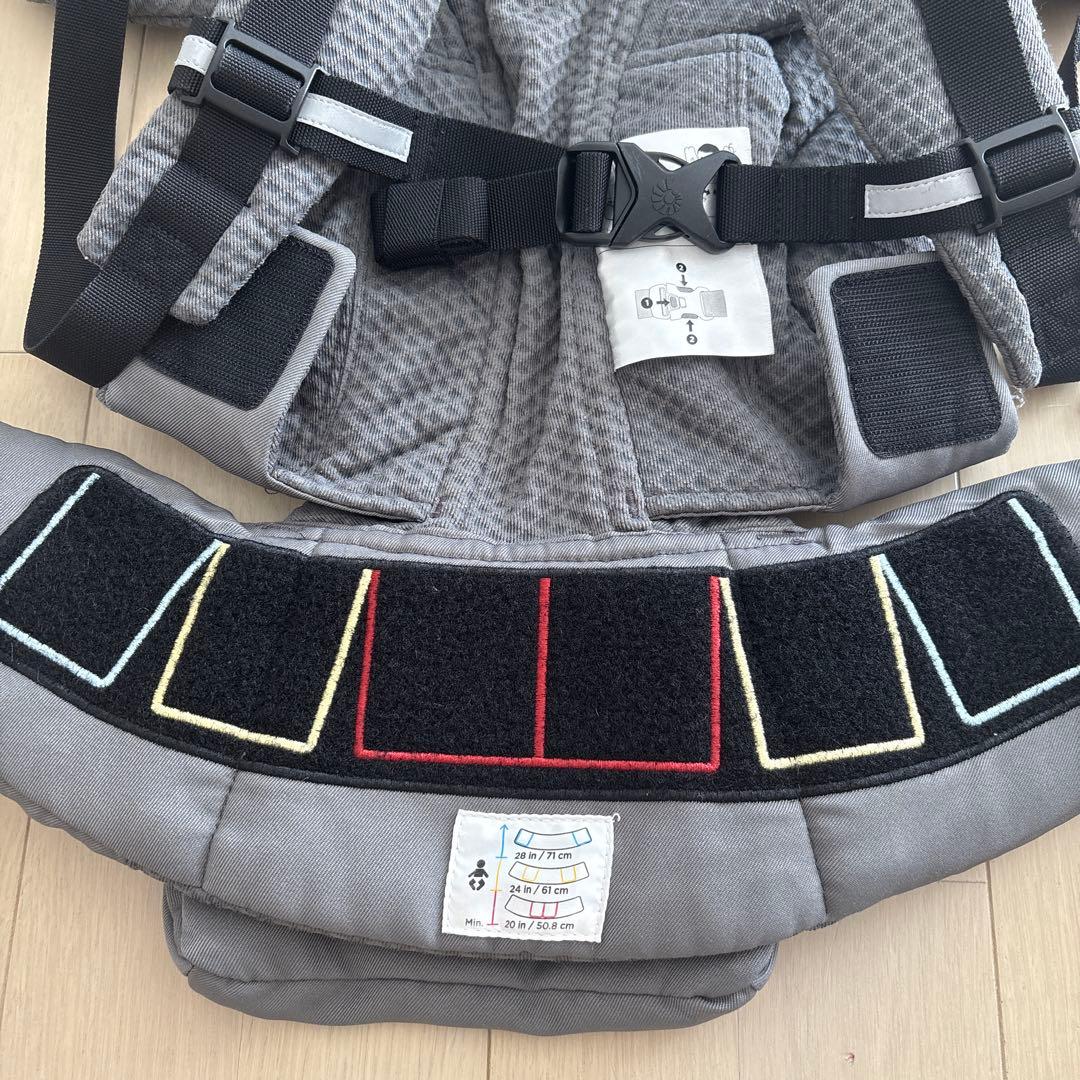 ergobaby 抱っこ紐 グラファイトグレー エルゴ オムニブリーズ