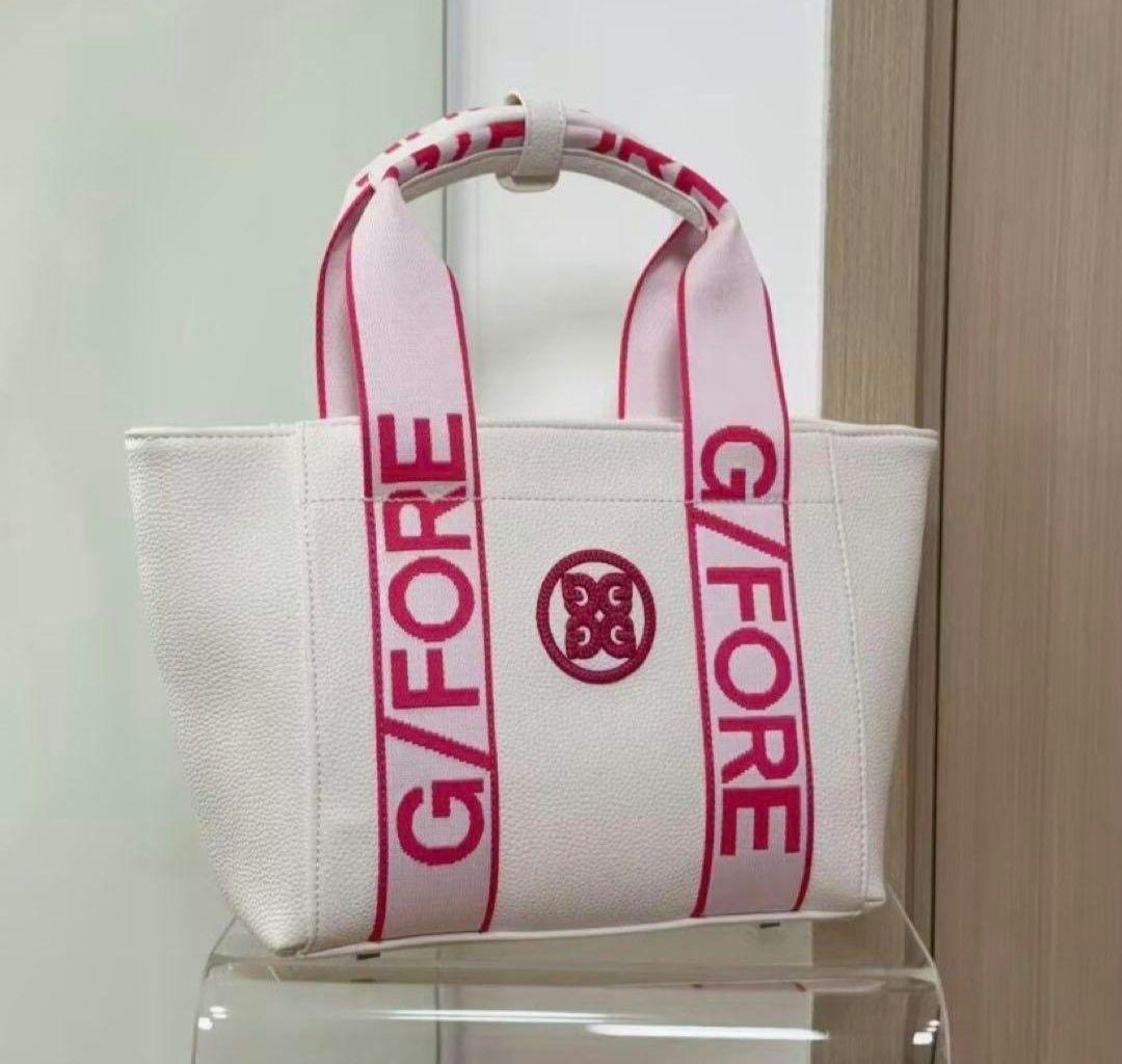 G/FORE カートバック ホワイト＆ピンク26