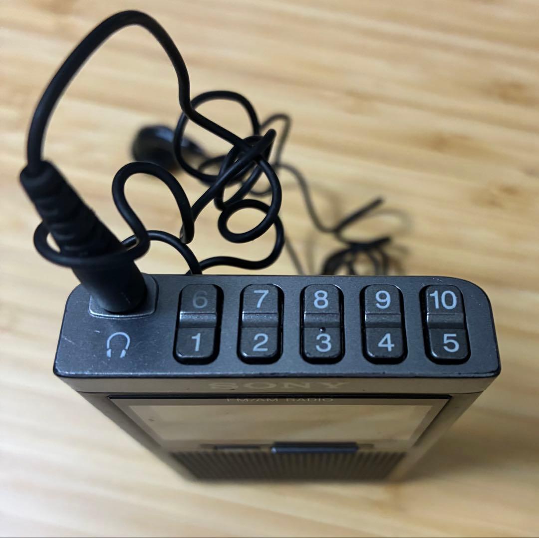 ソニーPLLシンセサイザーラジSRF-T355:FM/AM/ワイドFM対応