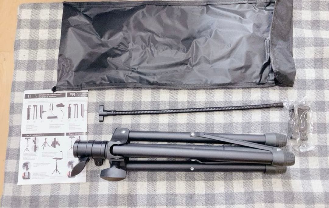 三脚式 プロジェクター台 床置き 約68～168cm無段階調整可　耐荷重15K