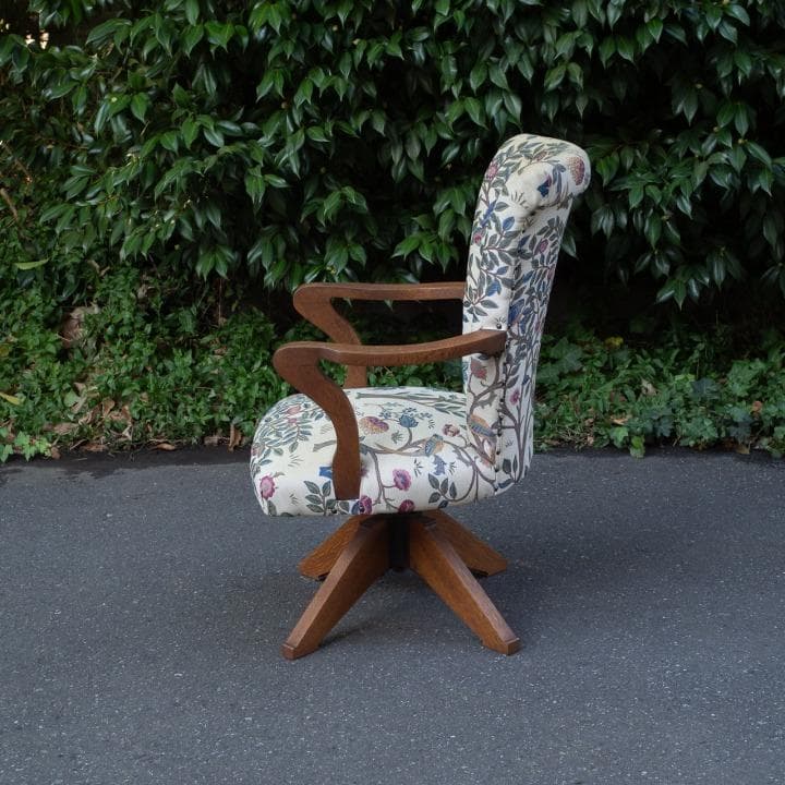 ヴィンテージ 回転チェア アームチェア アームソファ 1P ウィリアム・モリス