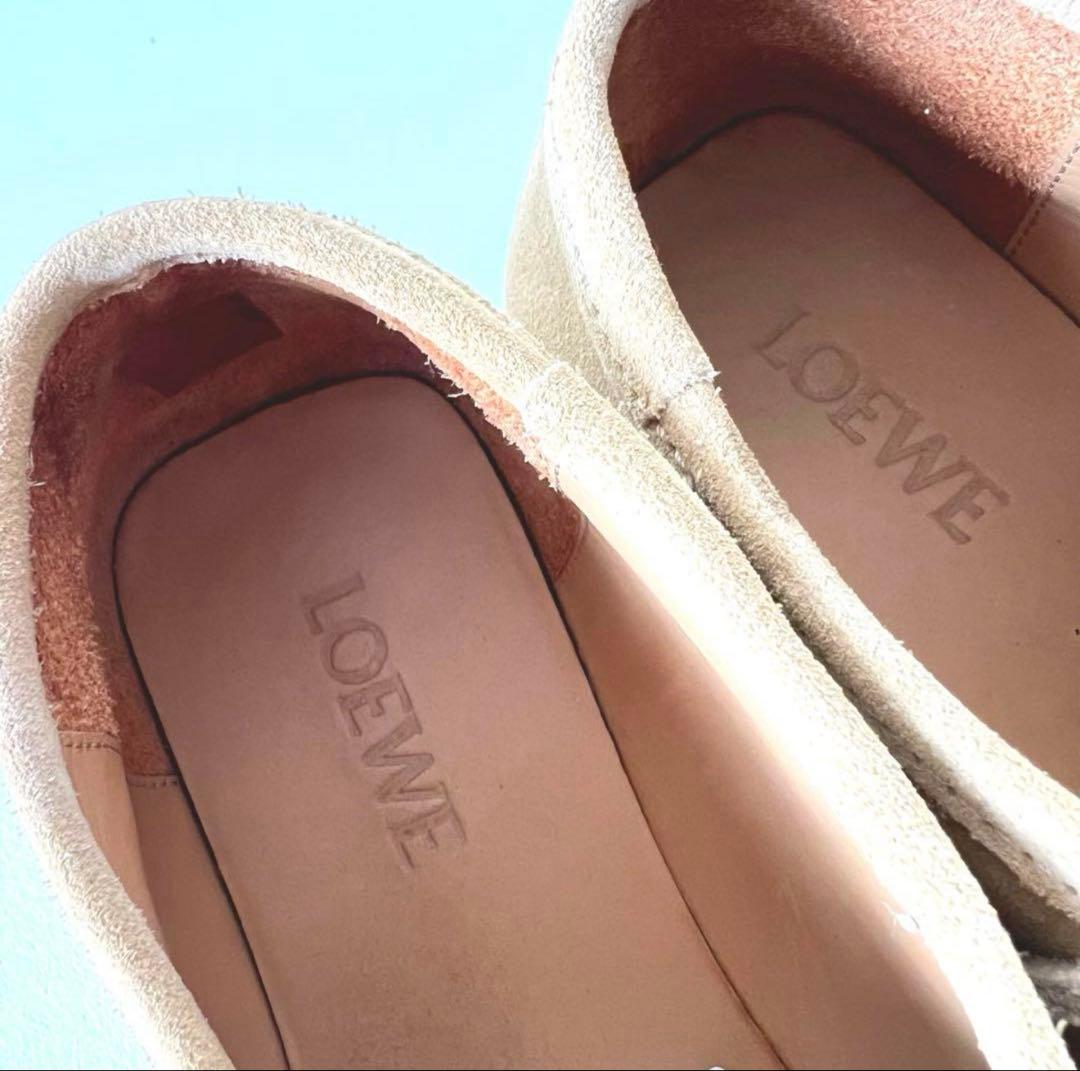 LOEWE プラットフォーム ワラビー 厚底42スエード ロエベ