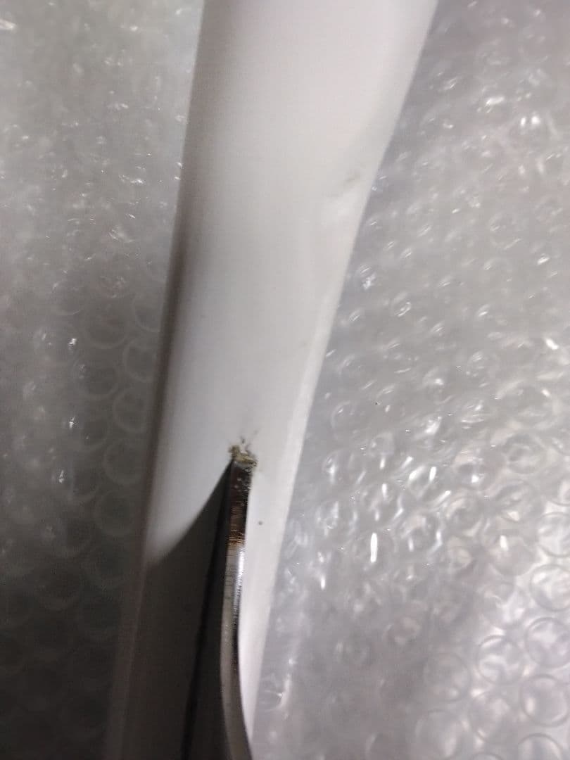 ホワイト/ゴールド 3スポーク ステアリングホイール新古品です。8さん専用です。