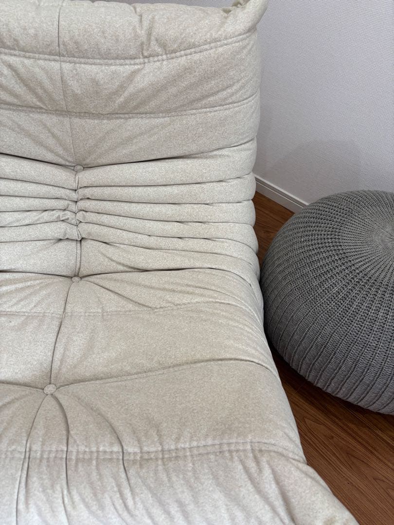 【10/8〜12迄値下げ】リーンロゼトーゴ1Pソファ50周年モデルアイボリー