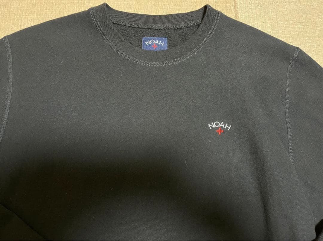 NOAH 黒 スウェット トレーナー