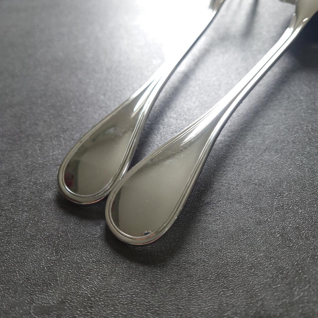 美品 クリストフル アルビ サービングフォーク サービングスプーン