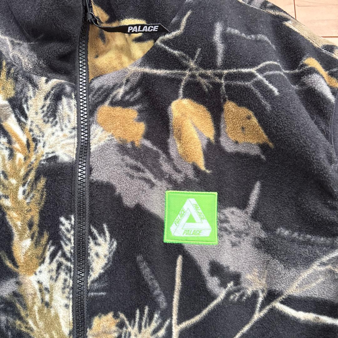 PALACE カモフラージュ リバーシブル　フリースベスト