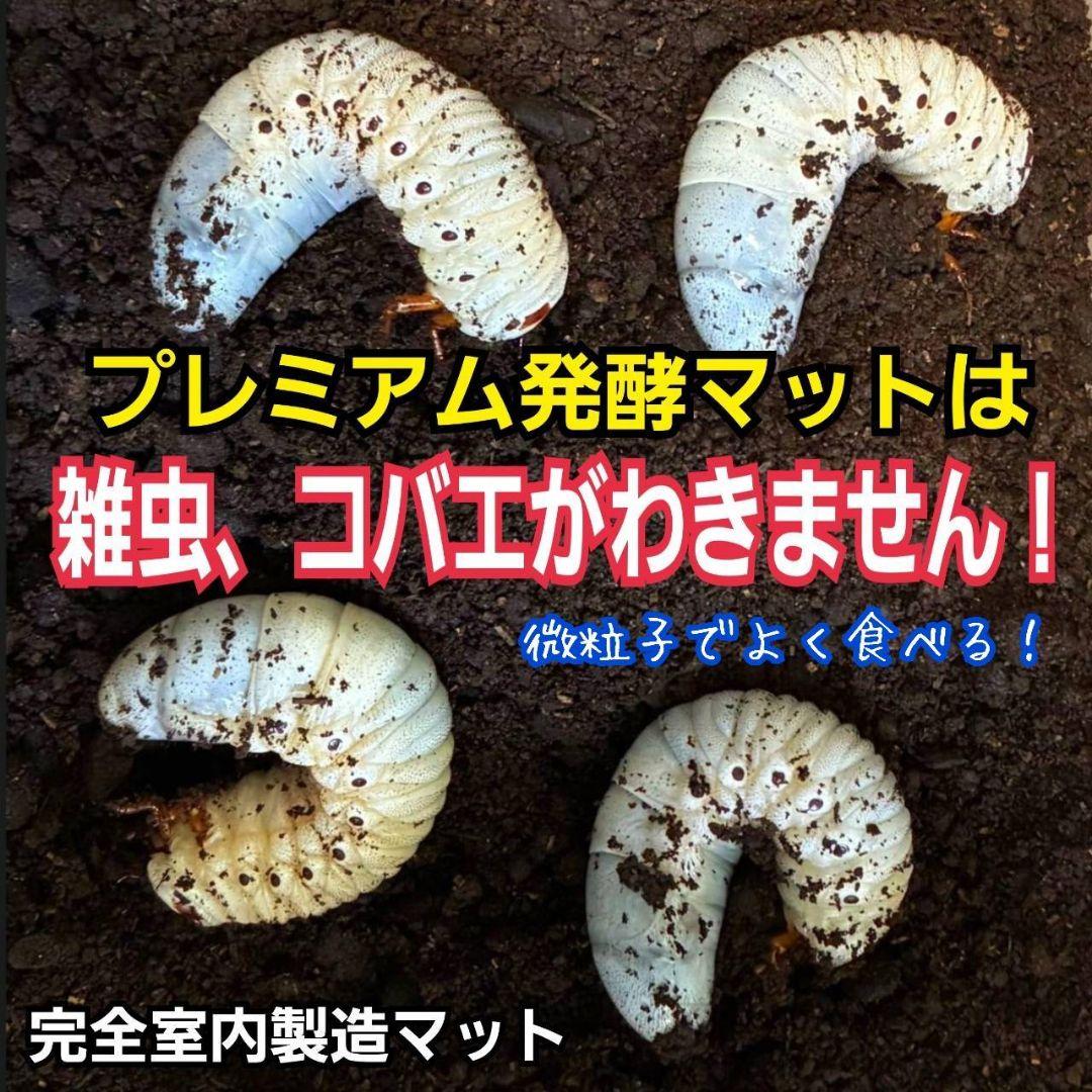 ヘラクレスが巨大化！プレミアム3次発酵カブトムシマット　60リットル　産卵にも！