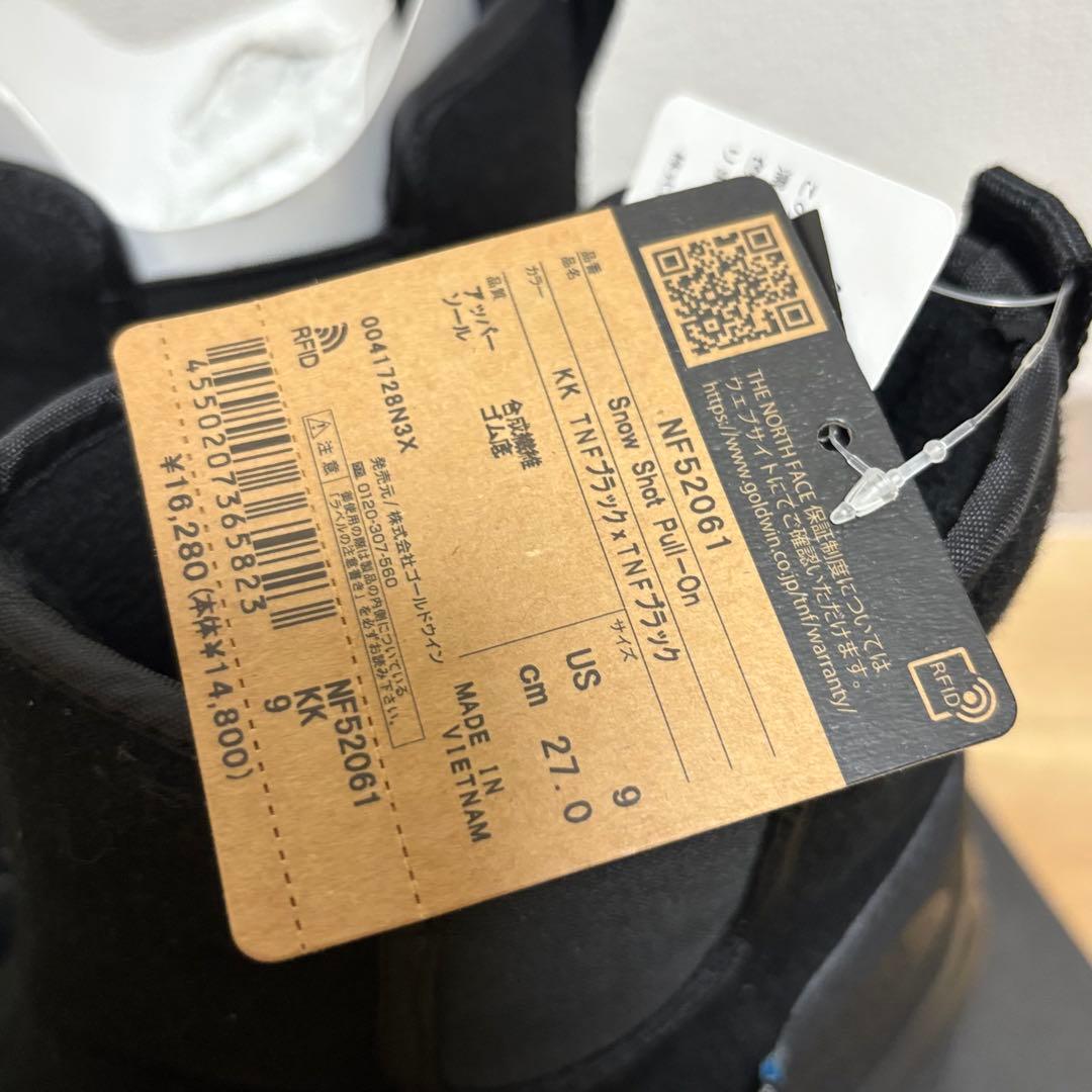 ノースフェイス スノーショット27cmスノーブーツ スノーシューズNF52061