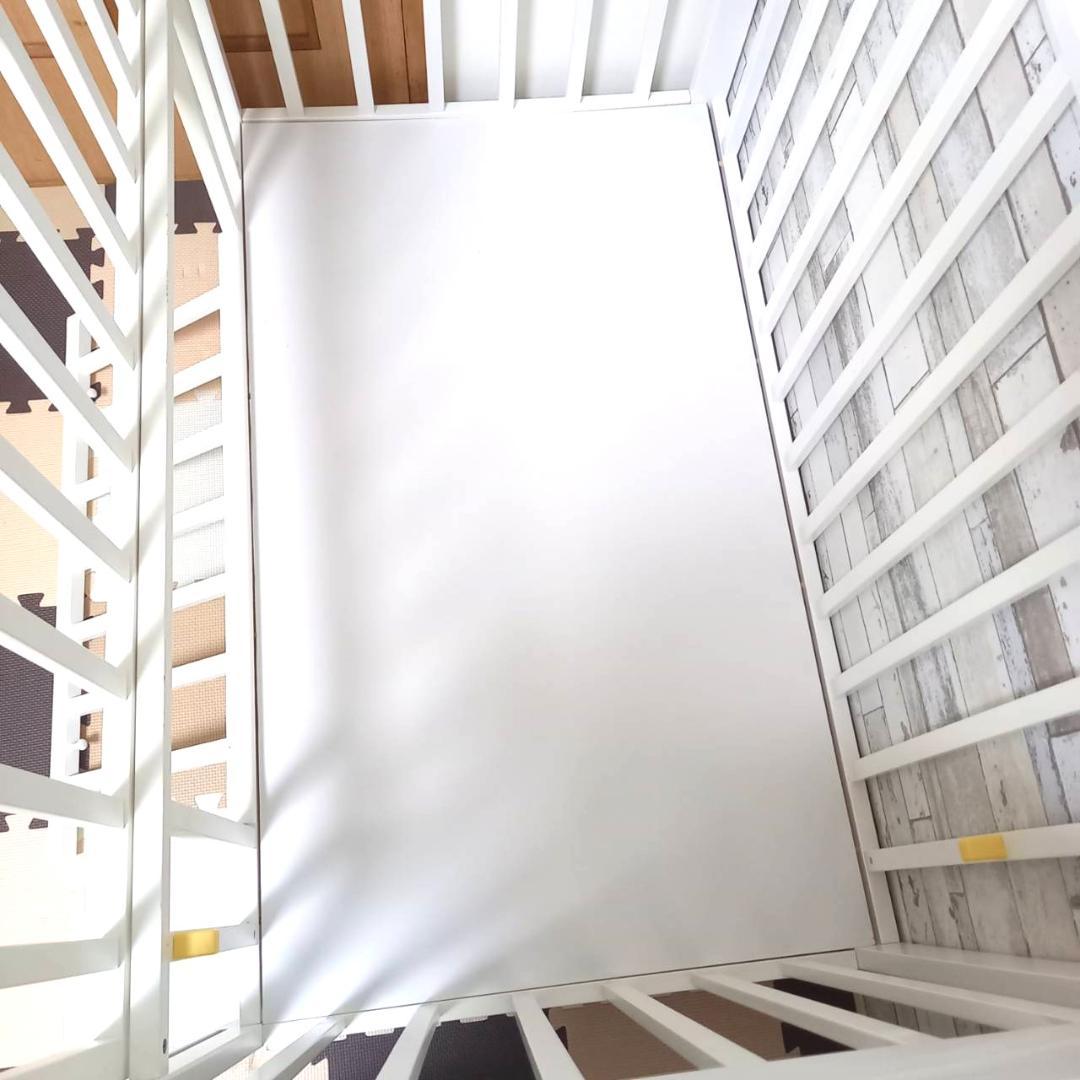 ✨PSC・SGマーク付き✨ アリス ベビーベッド ハイタイプ ホワイト 日本製