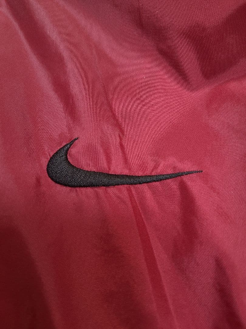 げ*き様 90s Nike ナイロンジャケット M エンジ/黒