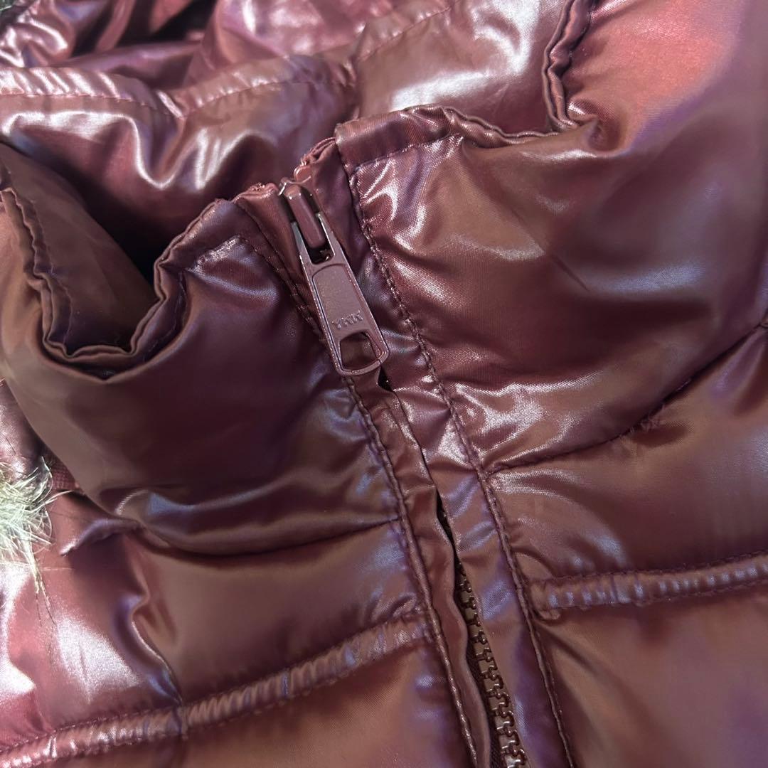 famock ファモック 中綿ダウンジャケット ファー フード サイズL y2k