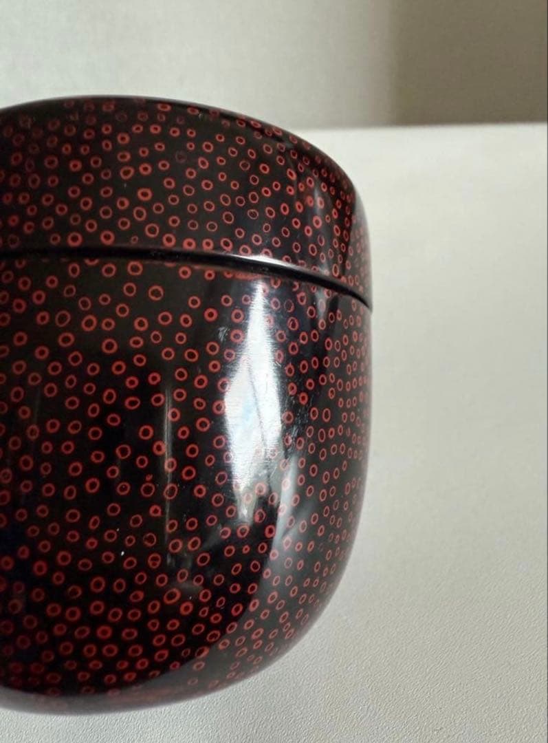 伝統工芸品 津軽塗 七々子塗 本漆 棗 茶入 漆器 茶道具