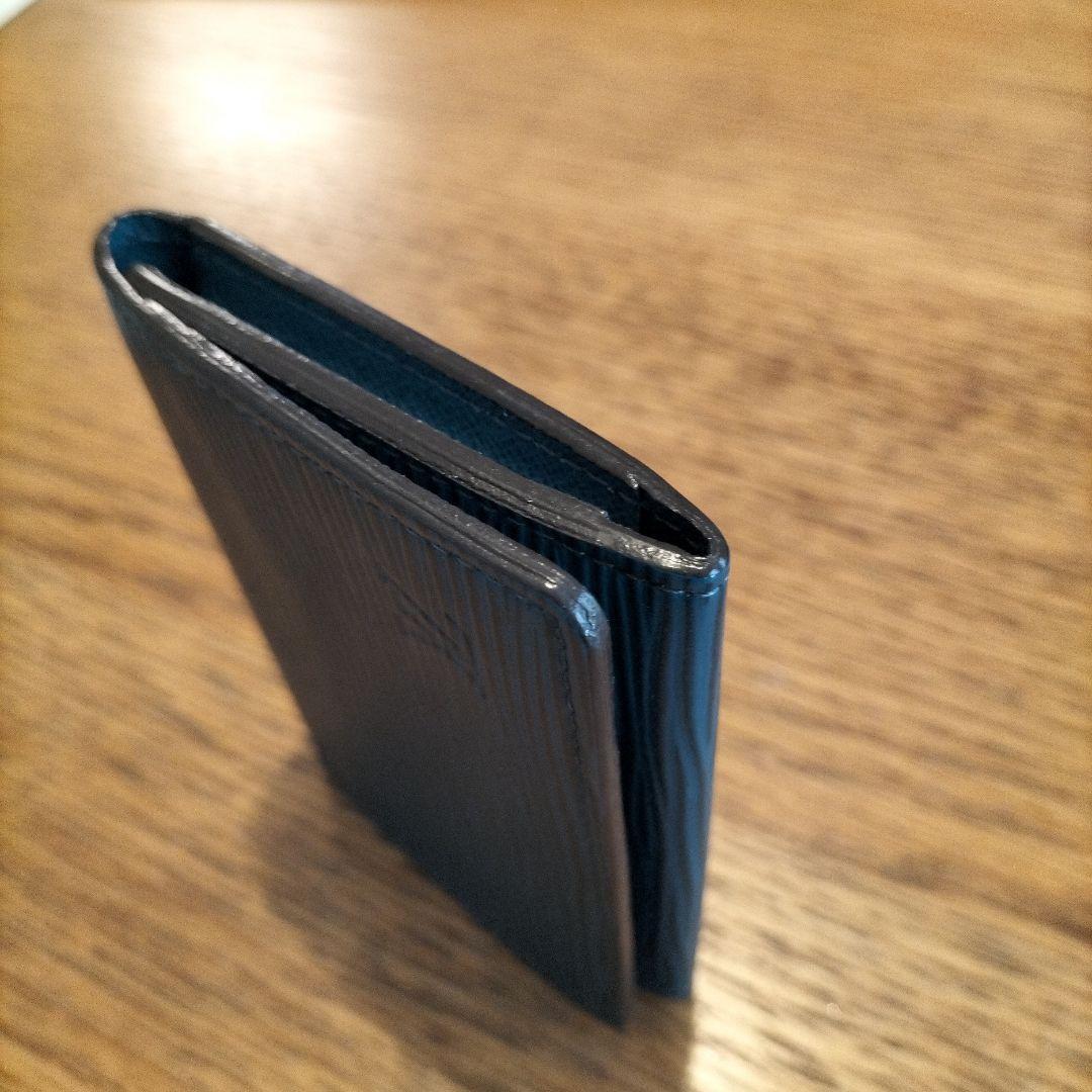 専用ルイヴィトン 青 レザー 名刺入れエピ