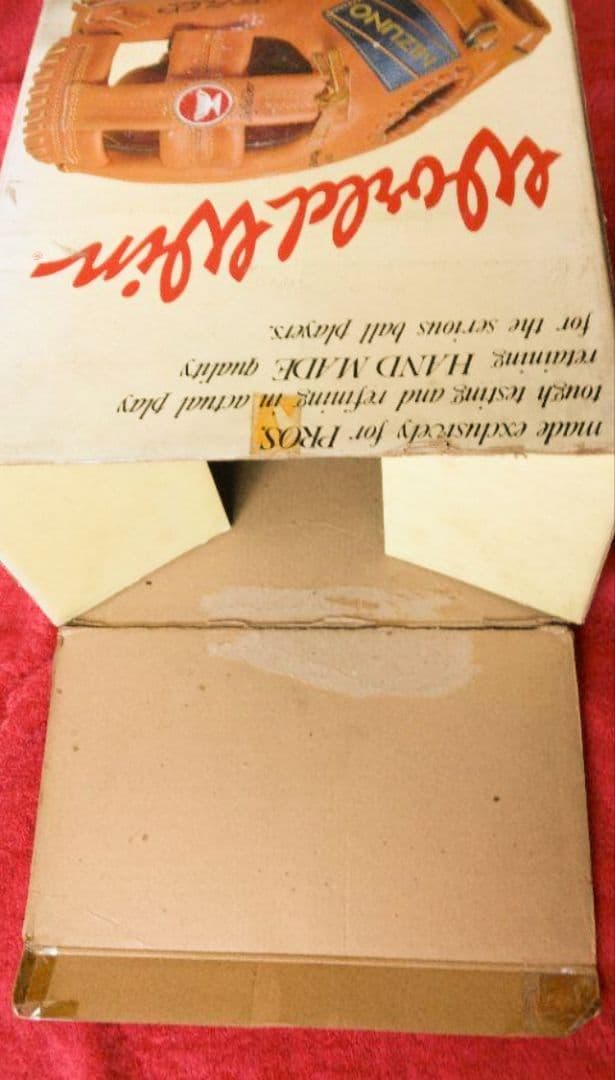 当時物！超美品・未使用☆MIZUNO/美津濃ワールドウィン赤カップ/ 高田モデル