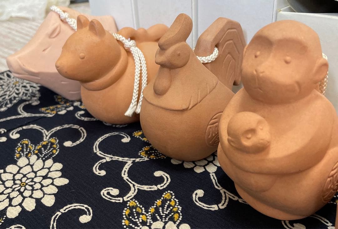 伊勢神宮　土鈴　十二支揃い　五十鈴鈴