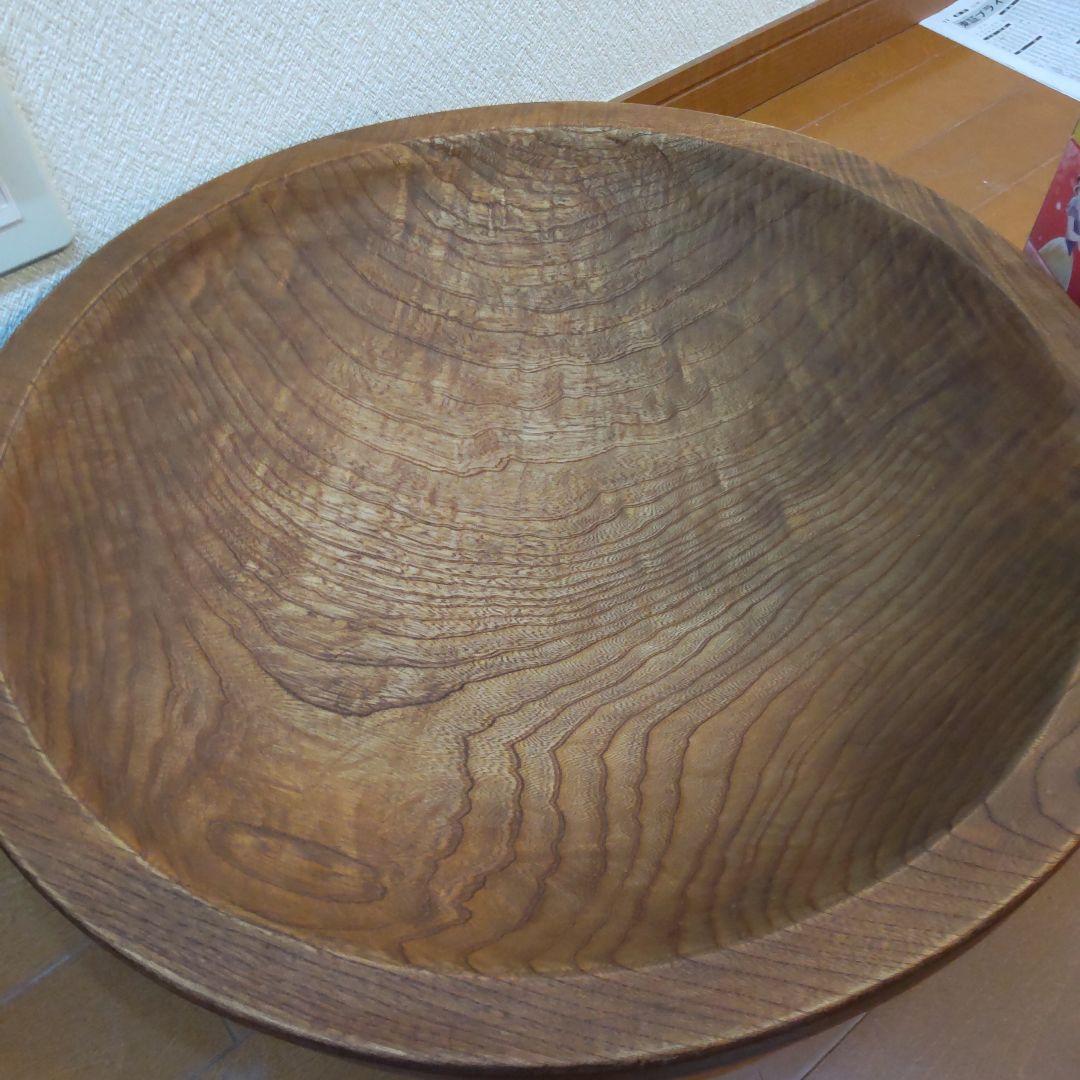 木鉢 こね鉢 51㎝ 8kg くり抜き捏ね鉢　麺 蕎麦打ち 極厚浅め 丈夫です