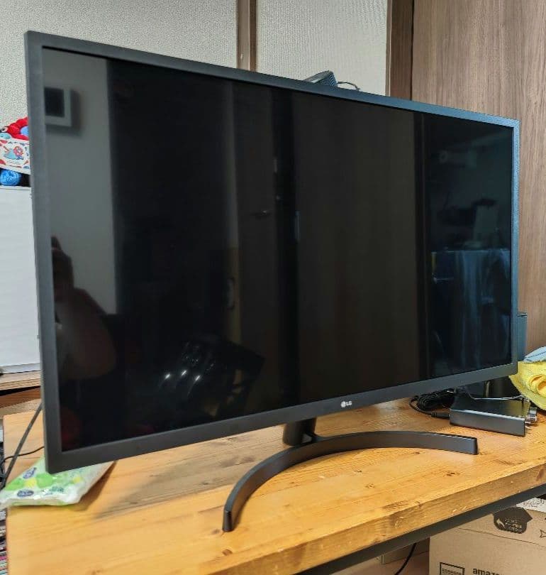 動作確認済　LG 32ML600M-B 32インチモニター