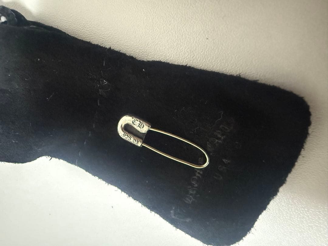 新品未使用品　クロムハーツ　セーフティピン　インボイス原本無修正