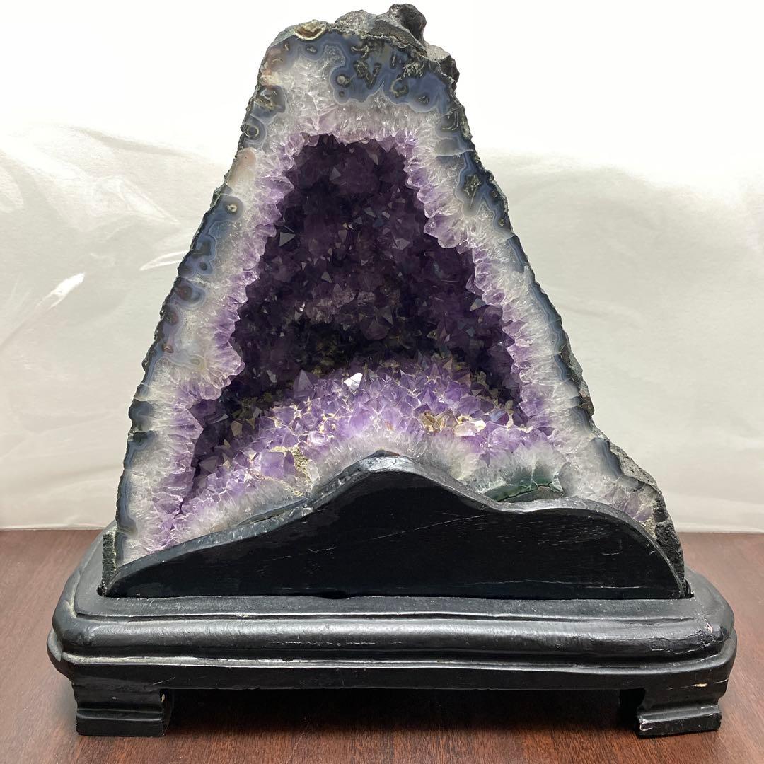 アメジストドーム　台座付き