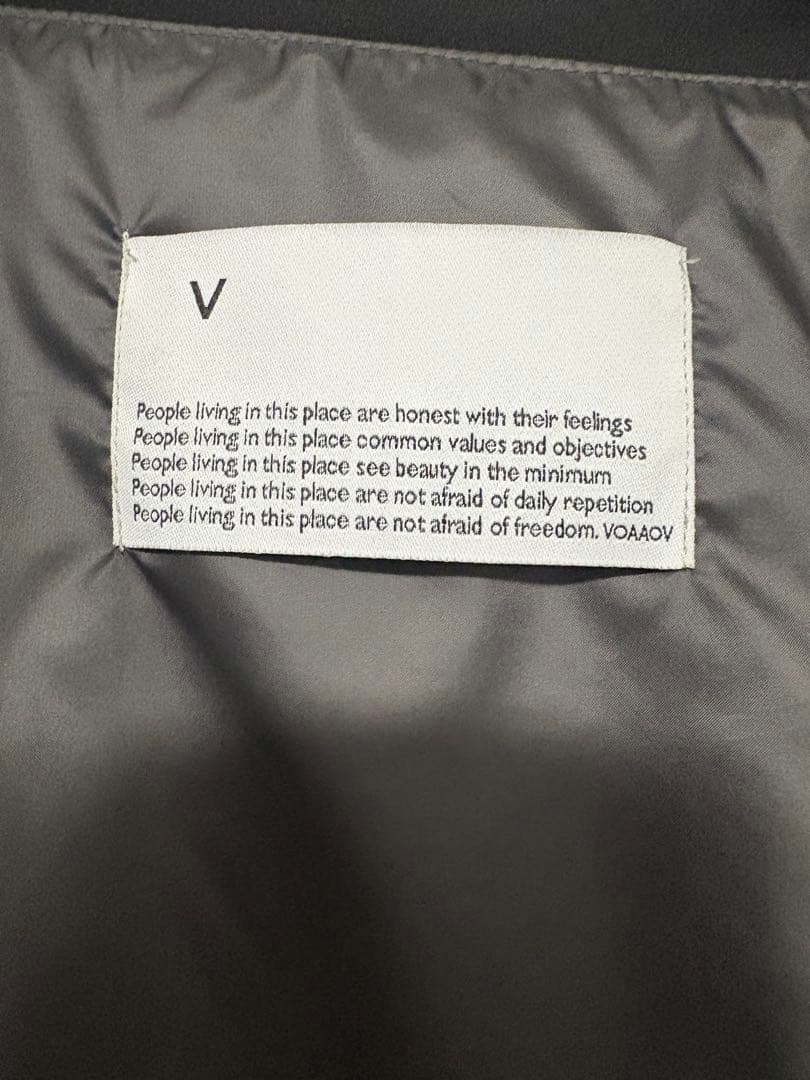 VOAAOV TYPEWRITERリバーシブルブルゾン 黒 サイズ1