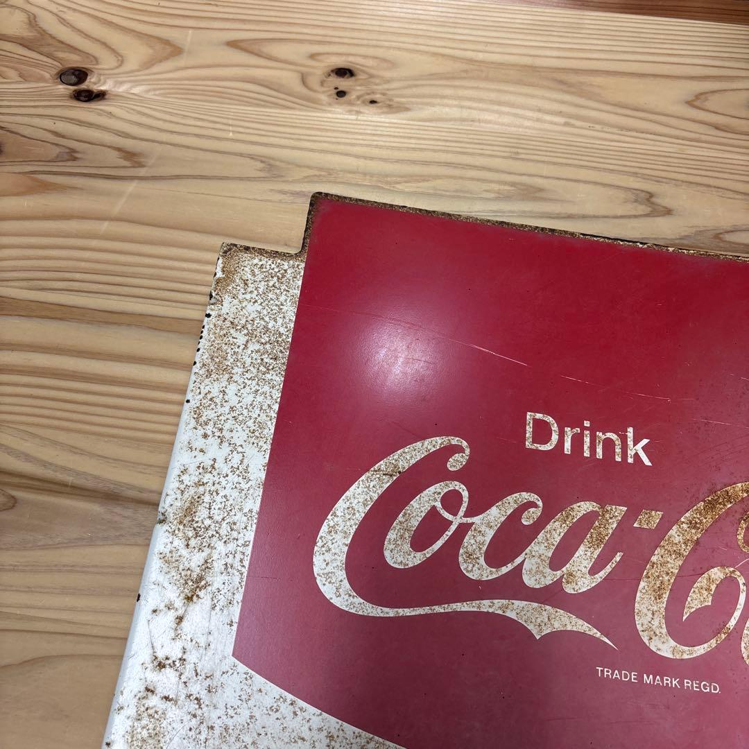 昭和レトロ　コカコーラ　ホーロー看板　当時物