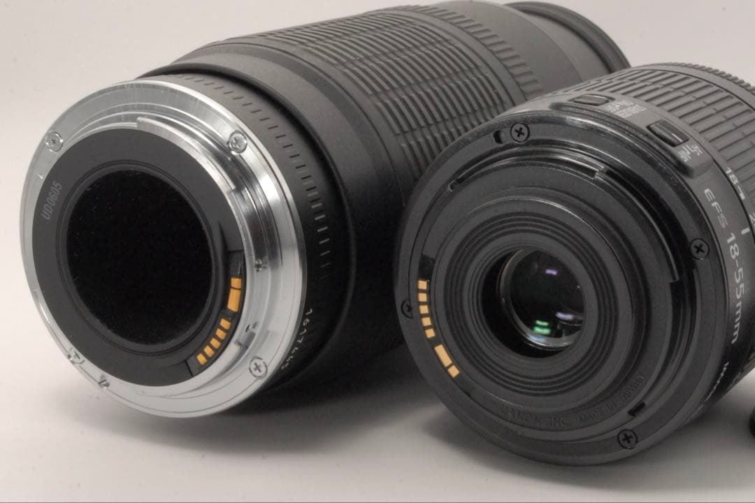 ✨新品級シャッター数✨Canon kiss X7 ダブルレンズ 動作良好◎