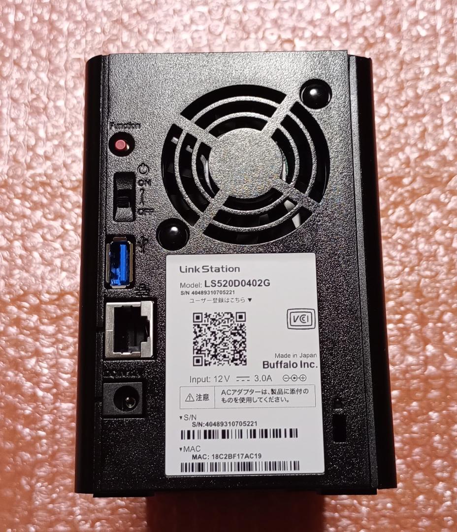 ★BUFFALO 8TB LS520D0802G相当 Linkstation