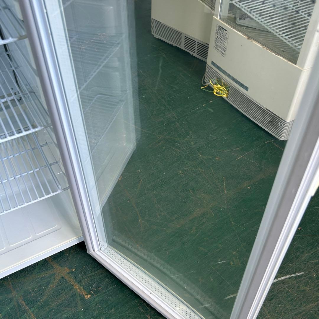 138業務用 冷蔵ショーケース オフィスコンビニ XW-105 左右開き 小型