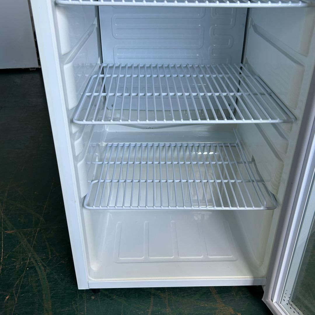 138業務用 冷蔵ショーケース オフィスコンビニ XW-105 左右開き 小型