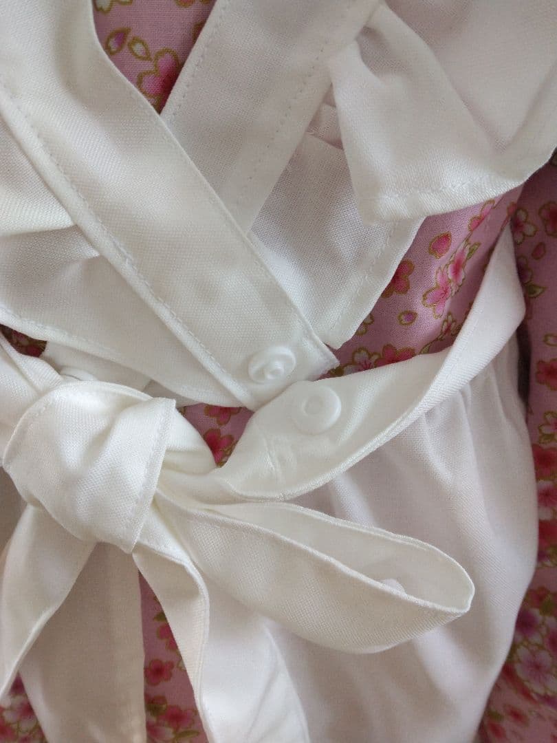 被布エプロン　さくらピンク