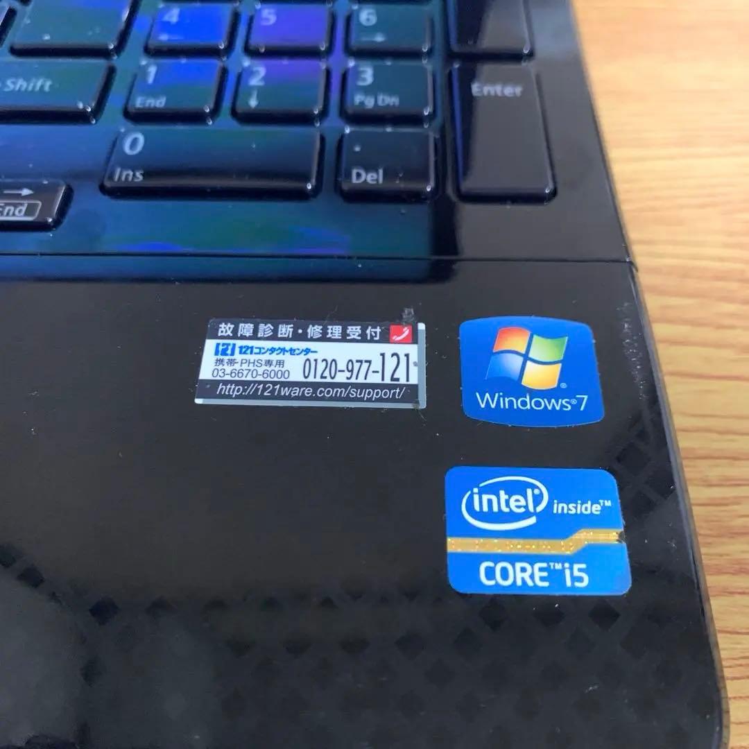 NEC ノートPC Intel Core i5 8GB RAM