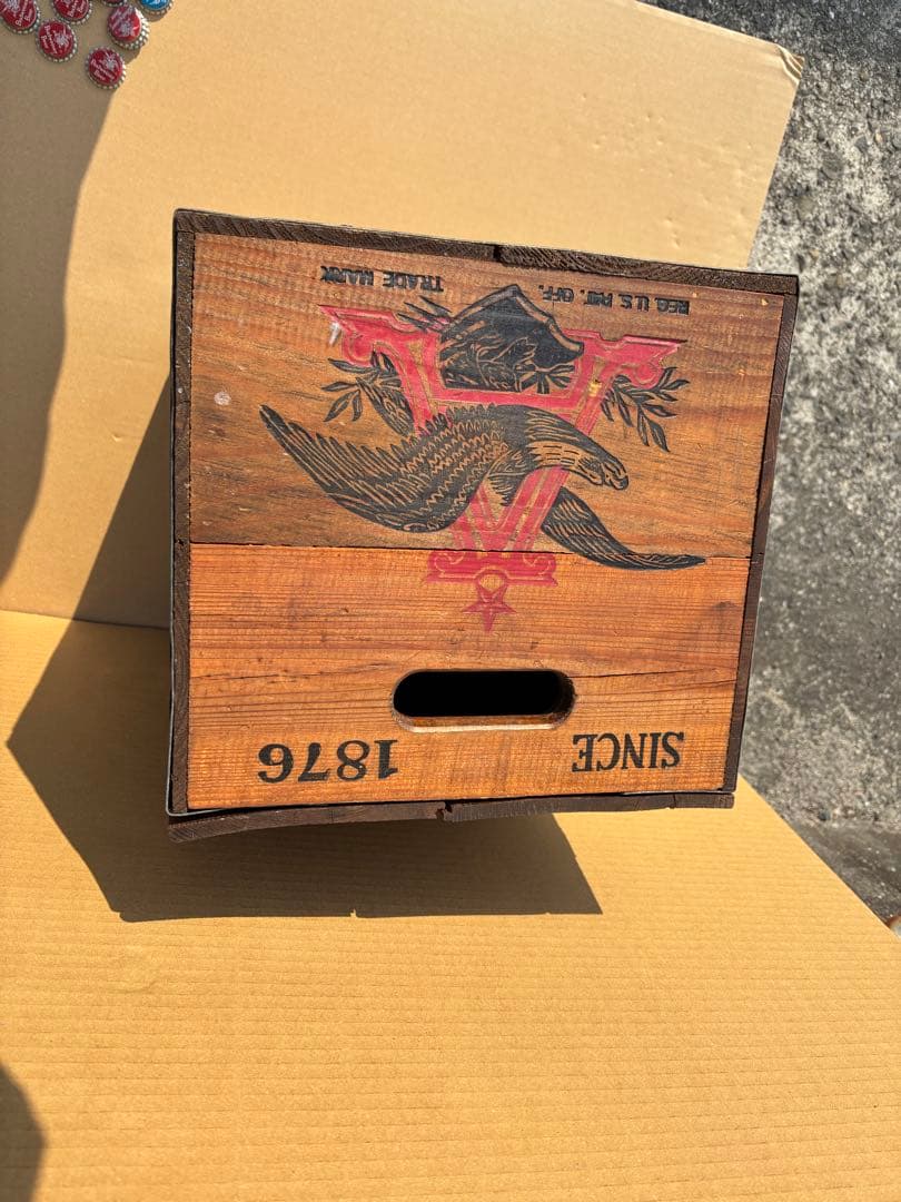 ★Budweiser ヴィンテージ木箱 Anheuser-Busch★ 希少