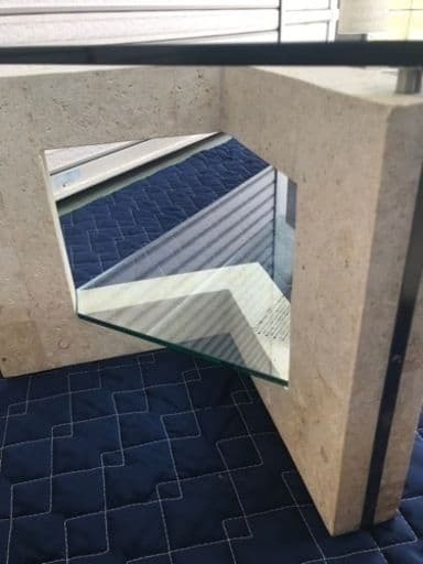 【引取り限定】ガラステーブル　アルテジャパン