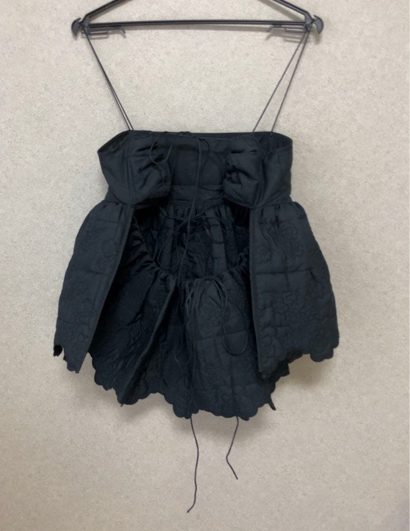 cecilie bahnsen キルティング キャミソール トップス ブラック