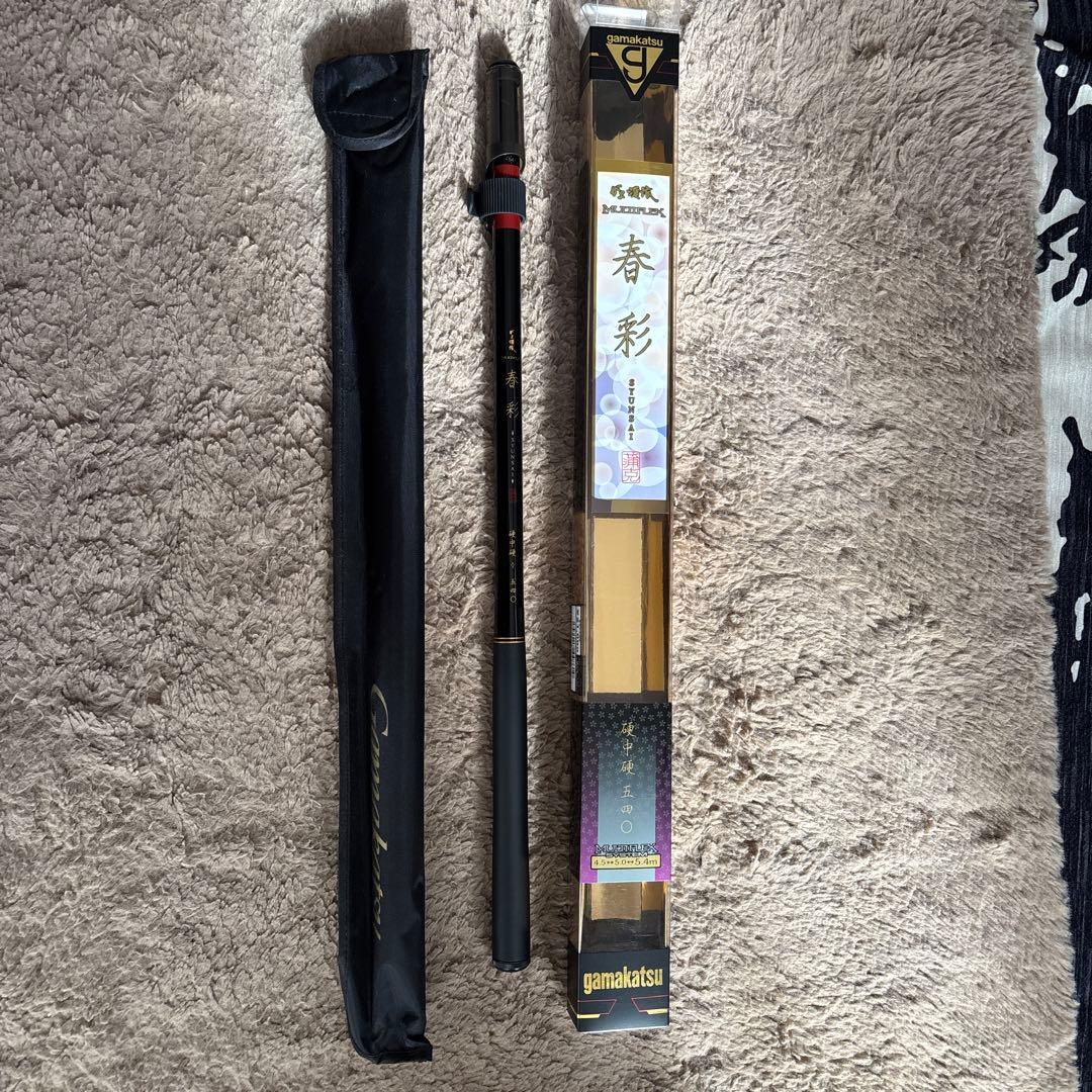 シロギス様がまかつ渓流竿　硬中硬54