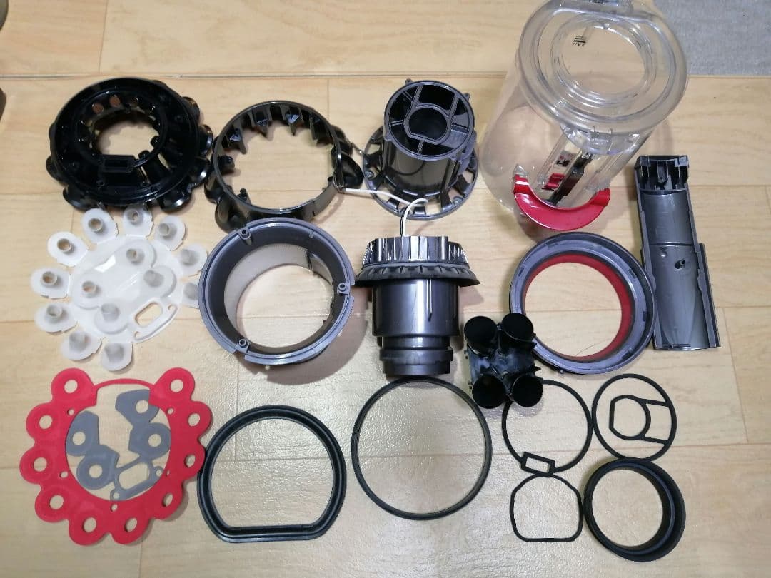 ダイソン V11 SV14本体 強化トリガー交換 分解清掃済みバッテリー64分