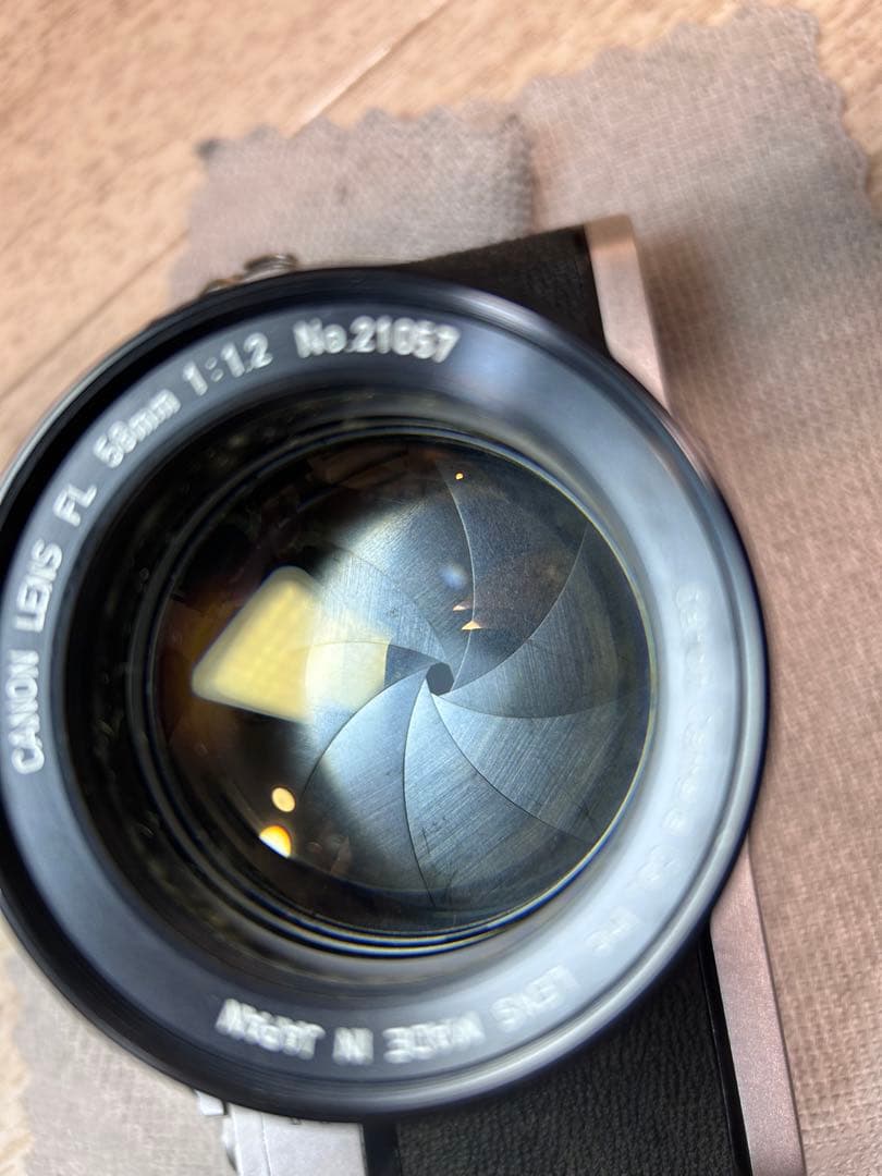 Canon キャノン FX レンズ　58mm F1.2 FL セット