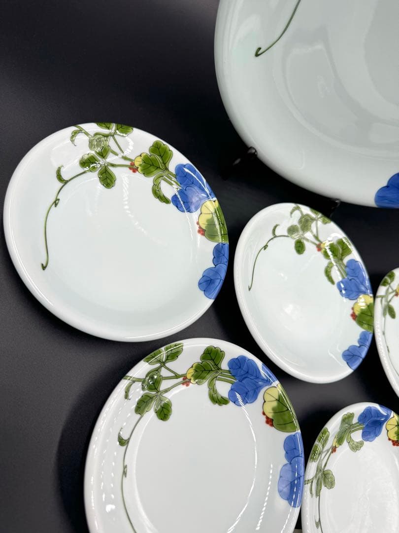 103賞美堂本店　其泉窯　染錦木の実　ベリーセット　6点　未使用品