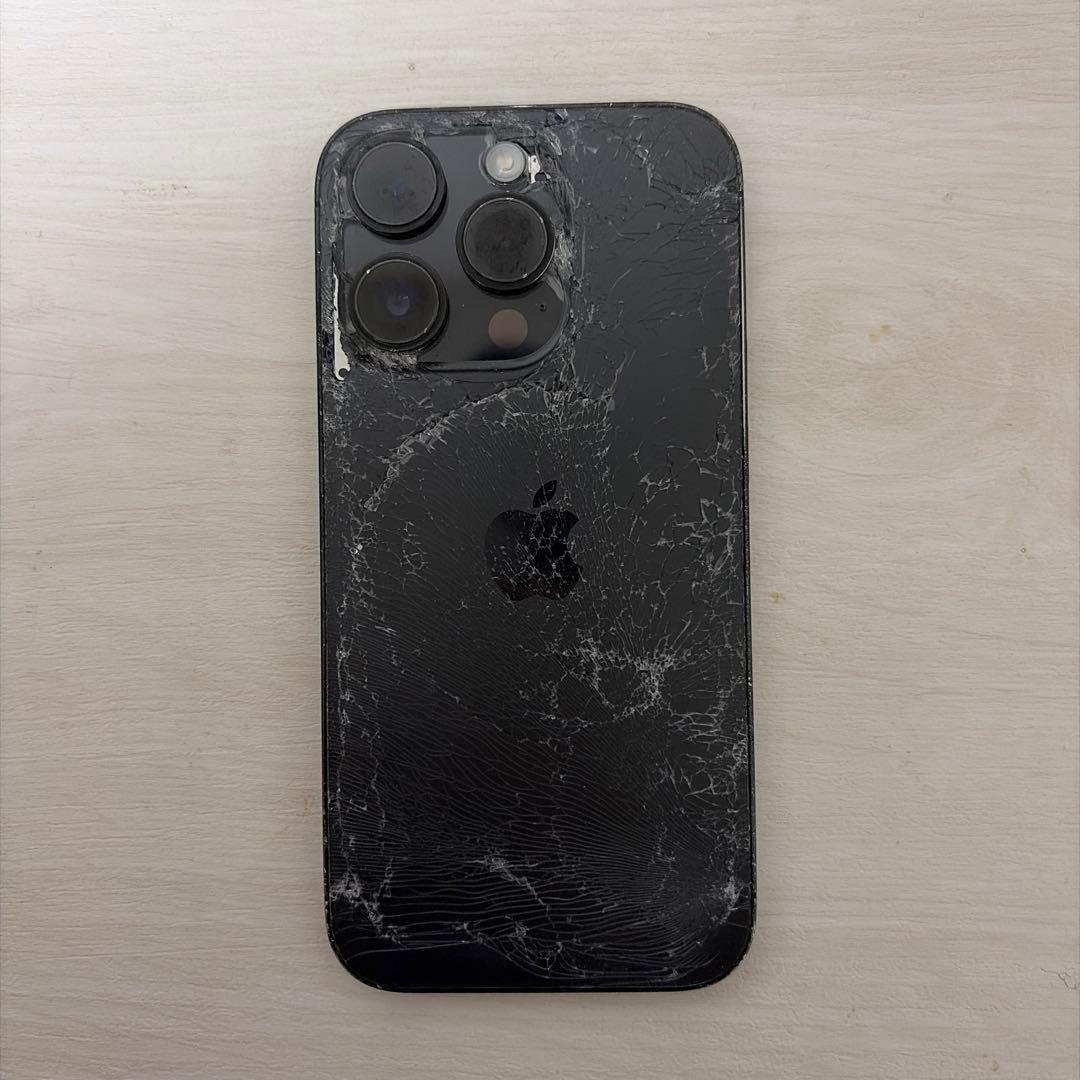 Apple iPhone 14 Pro ブラック (ひび割れあり)