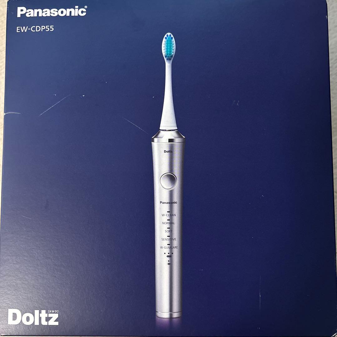 美品⭐︎Panasonic EW-CDP55-シルバー　音波振動歯ブラシ　ドルツ