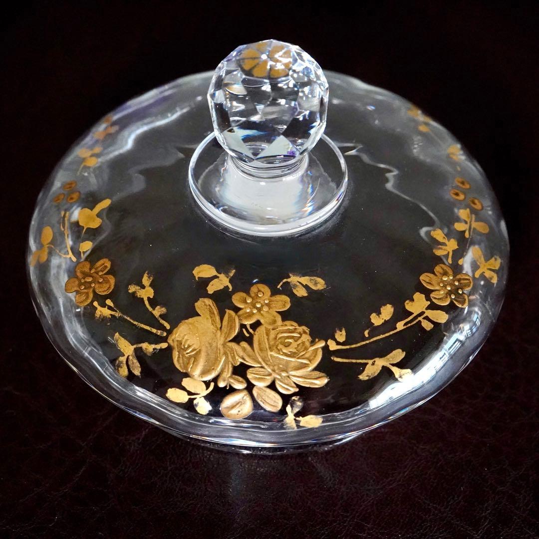 あすまむ★極希少★24金彩★オールドバカラ★ルイ15世様式★蓋物★小物入れ